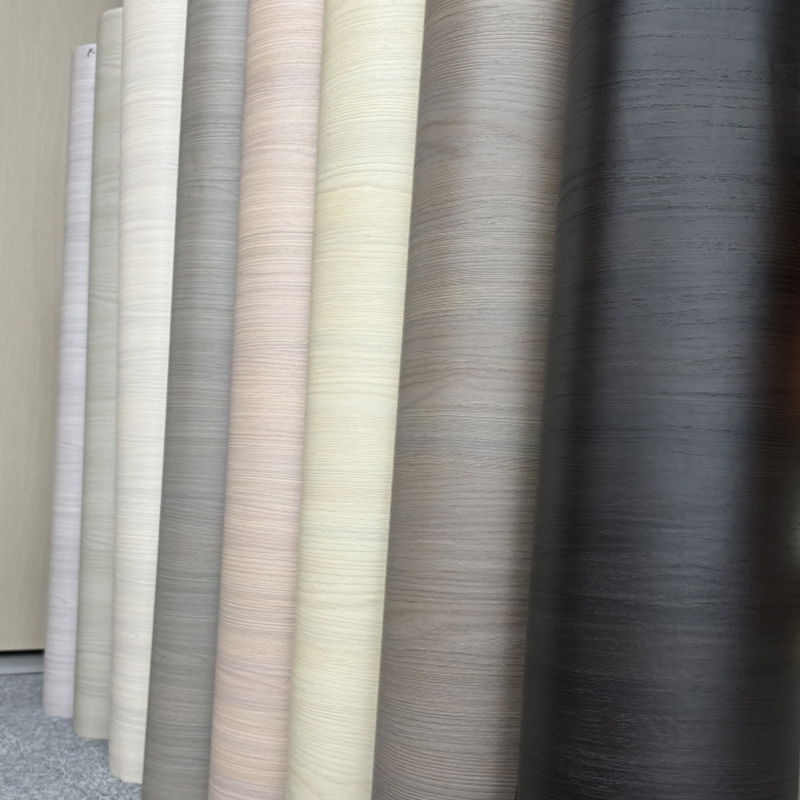 Dekorativní PVC fólie z dřevěných vláken proti poškrábání